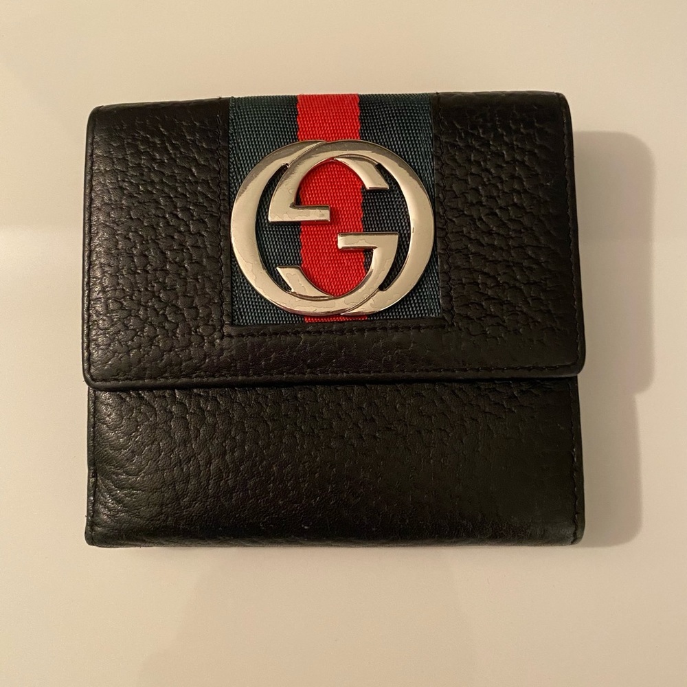 Gucci Black Leather Wallet